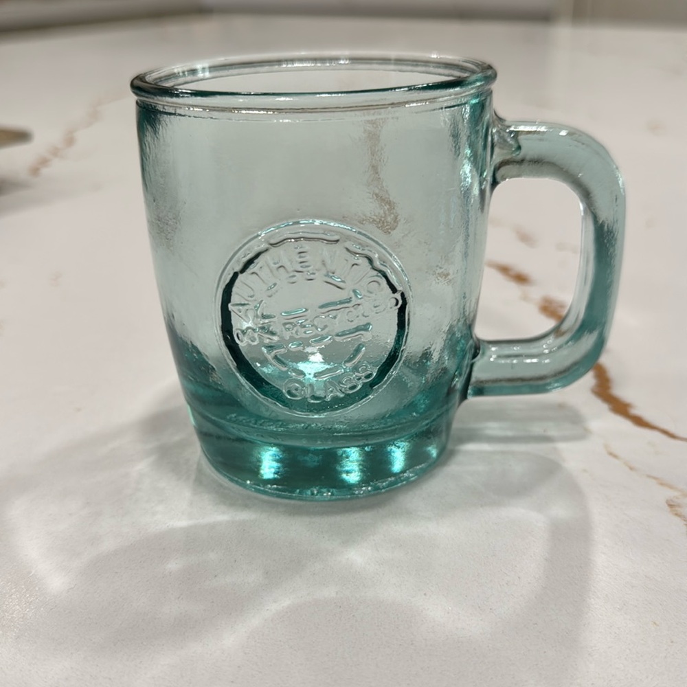 Recycled Glass Mug - Green - Made in Spain 100% recycled glass